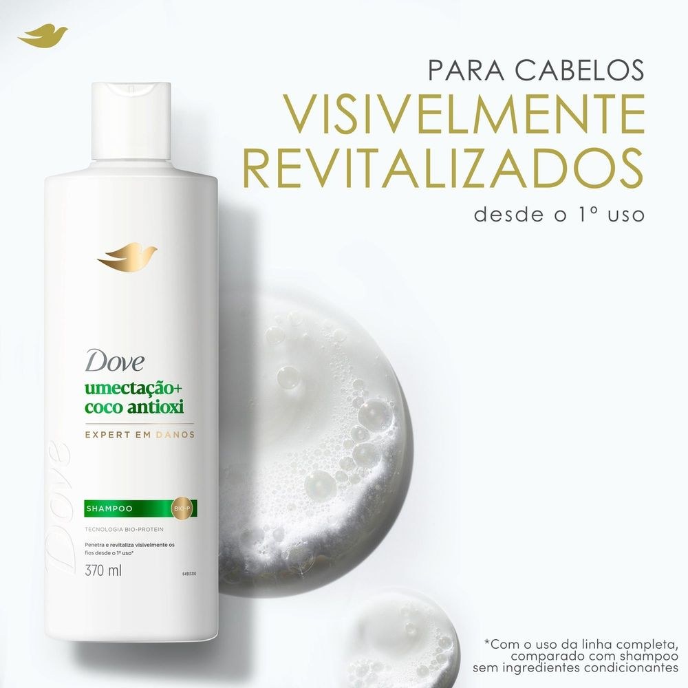 Shampoo Dove Umectação + Coco Antioxi 370ml — imagem 4 | Farmácia Resyla