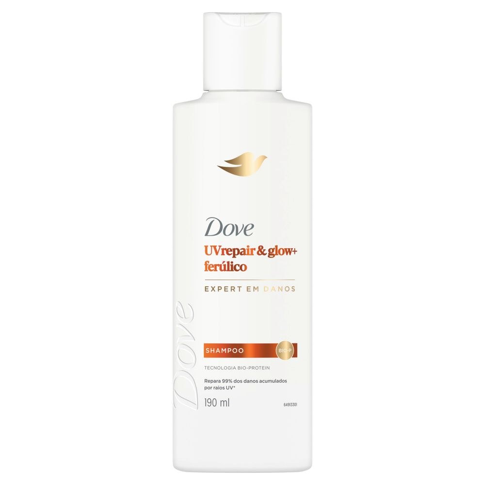 Shampoo Dove Uv Repair Glow + Ferúlico 190ml — Dove | Farmácia Resyla