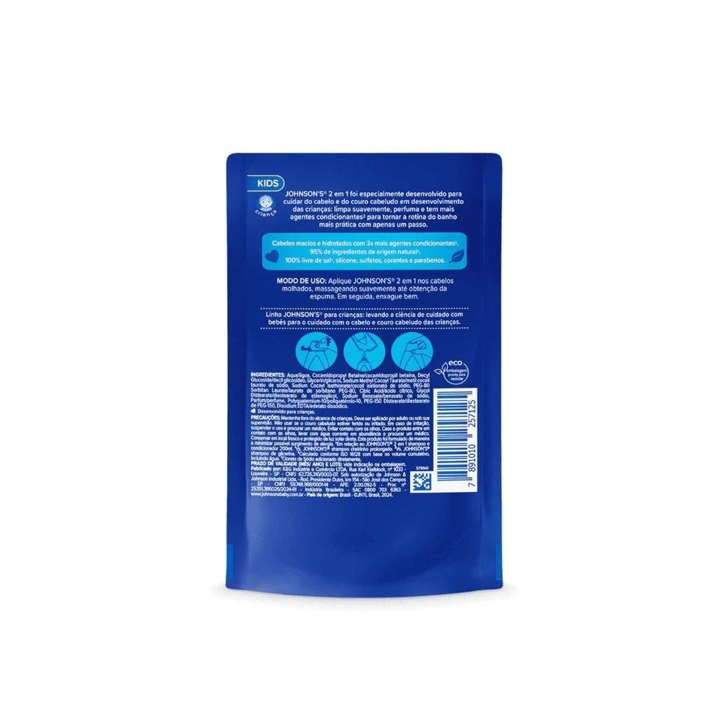 Shampoo e Condicionador Infantil Johnson's Baby 2 em 1 180ml — imagem 2 | Farmácia Resyla