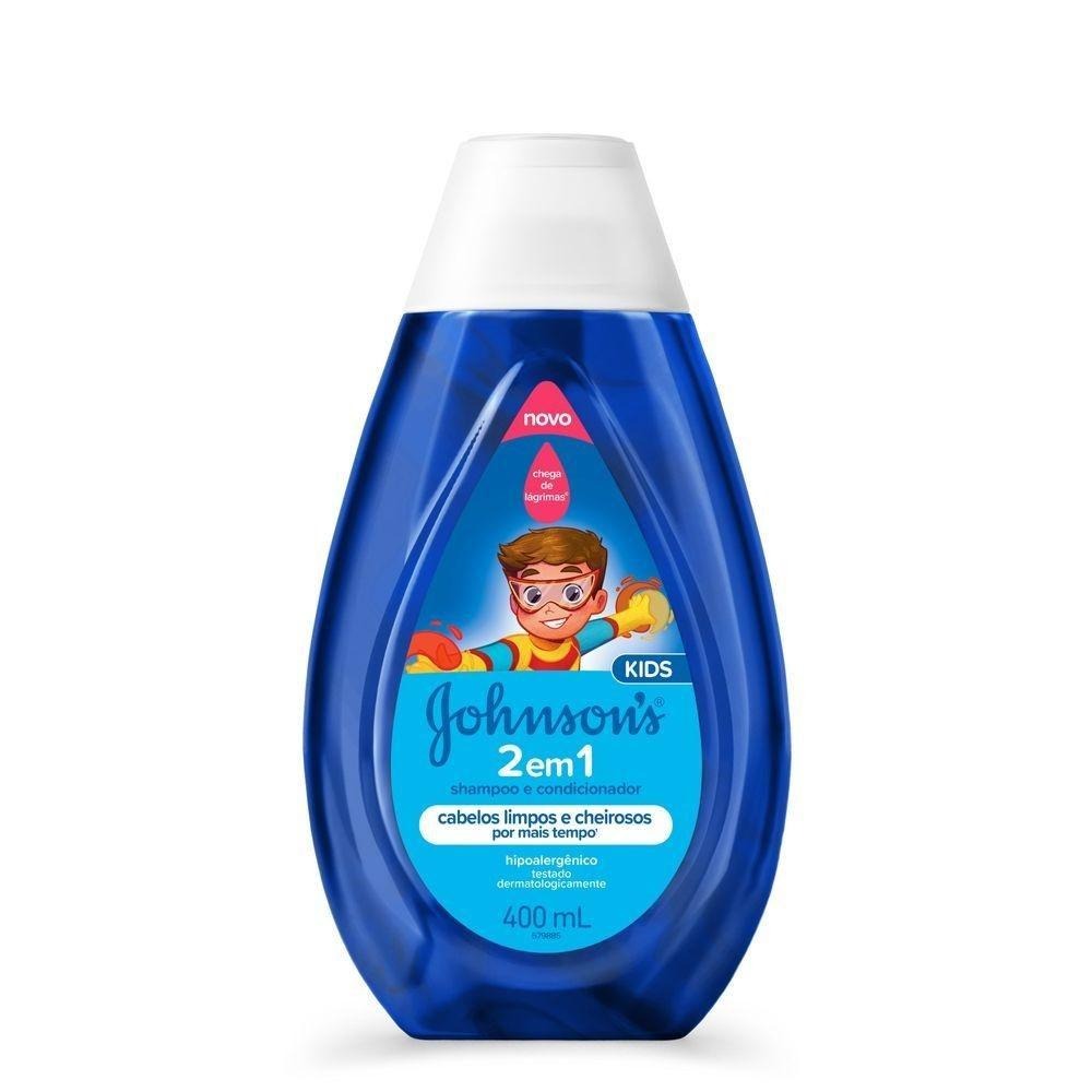 Shampoo e Condicionador Infantil Johnson's Kids 2 em 1 400ml — imagem 3 | Farmácia Resyla