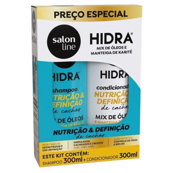 Shampoo e Condicionador Salon Line Hidra Manteiga de Karité 300ml — Salon Line | Farmácia Resyla