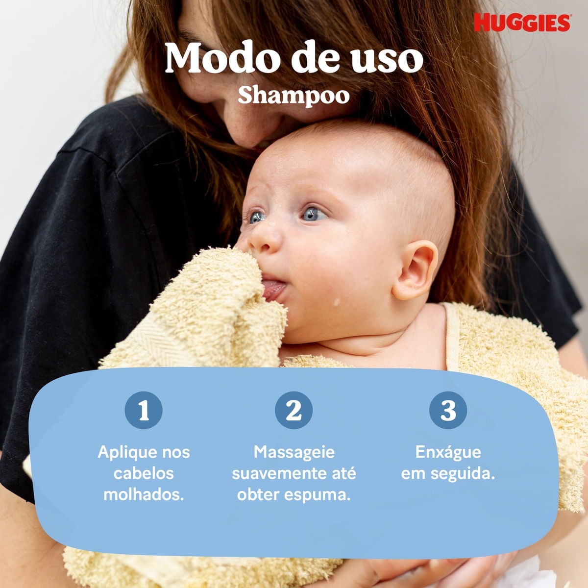 Shampoo Huggies Extra Suave para Bebê Hipoalergênico 200ml — imagem 3 | Farmácia Resyla