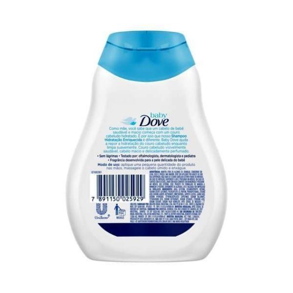 Shampoo Infantil Baby Dove Hidratação Enriquecida 200ml — imagem 2 | Farmácia Resyla