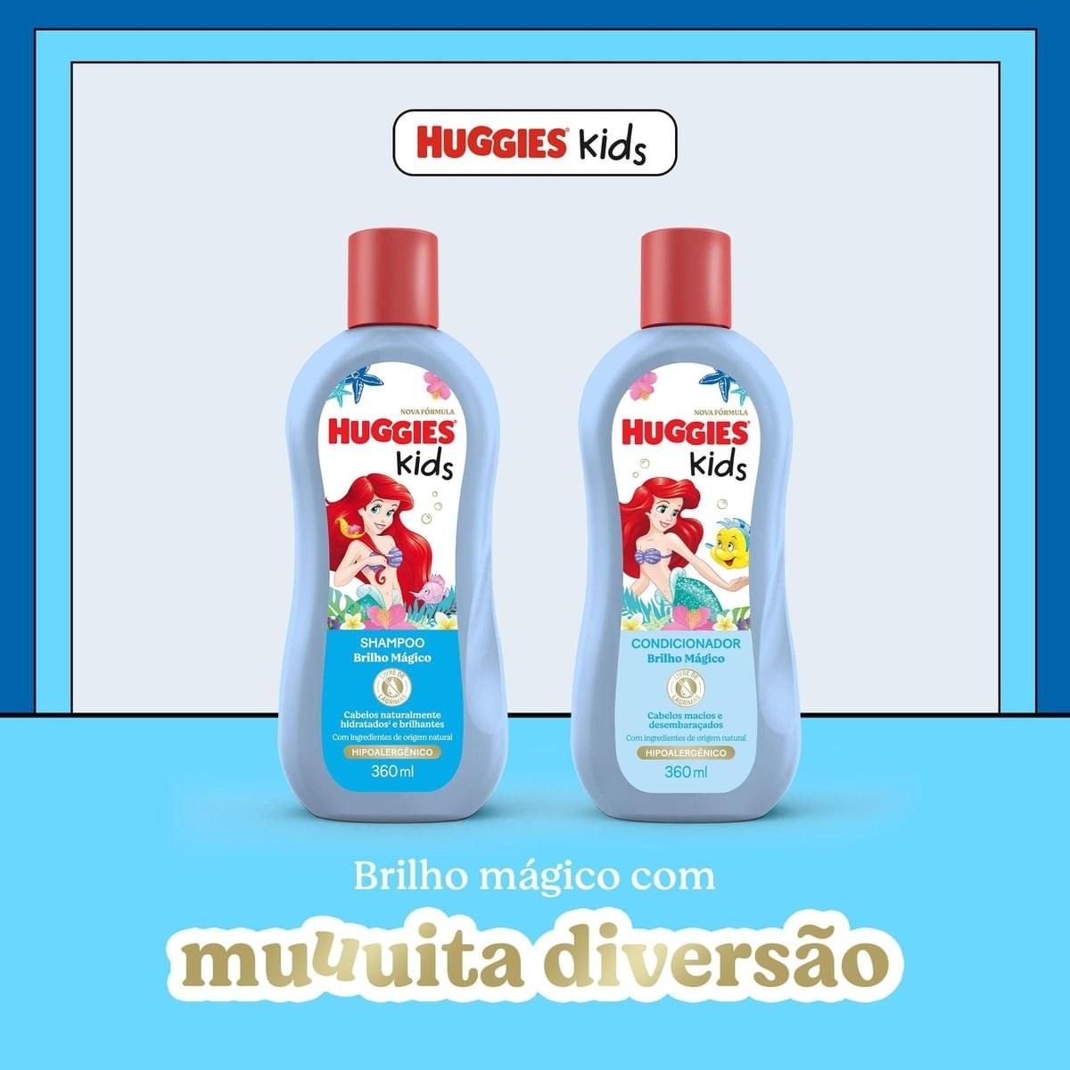 Shampoo Infantil Huggies Kids Brilho Mágico 360ml — imagem 3 | Farmácia Resyla