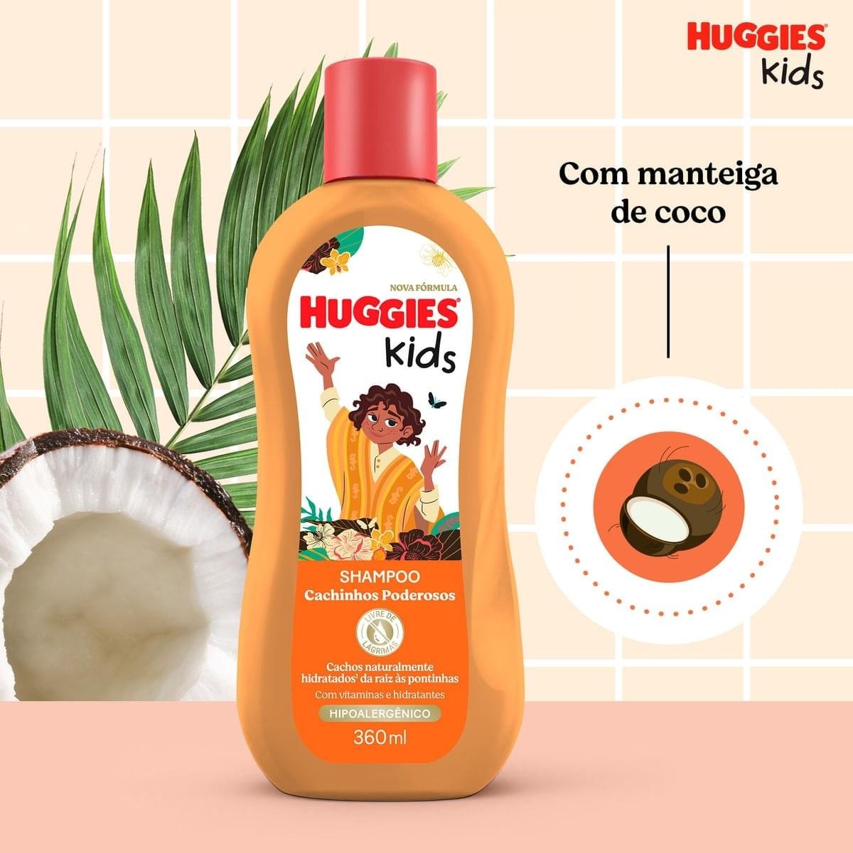 Shampoo Infantil Huggies Kids Cachinhos Poderosos 360ml — imagem 3 | Farmácia Resyla
