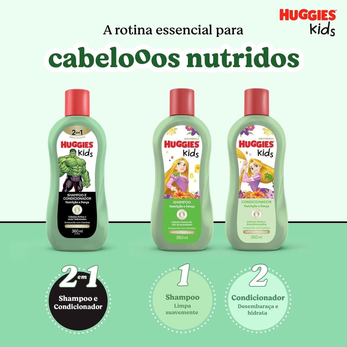 Shampoo Infantil Huggies Kids Nutrição e Força 360ml — imagem 3 | Farmácia Resyla