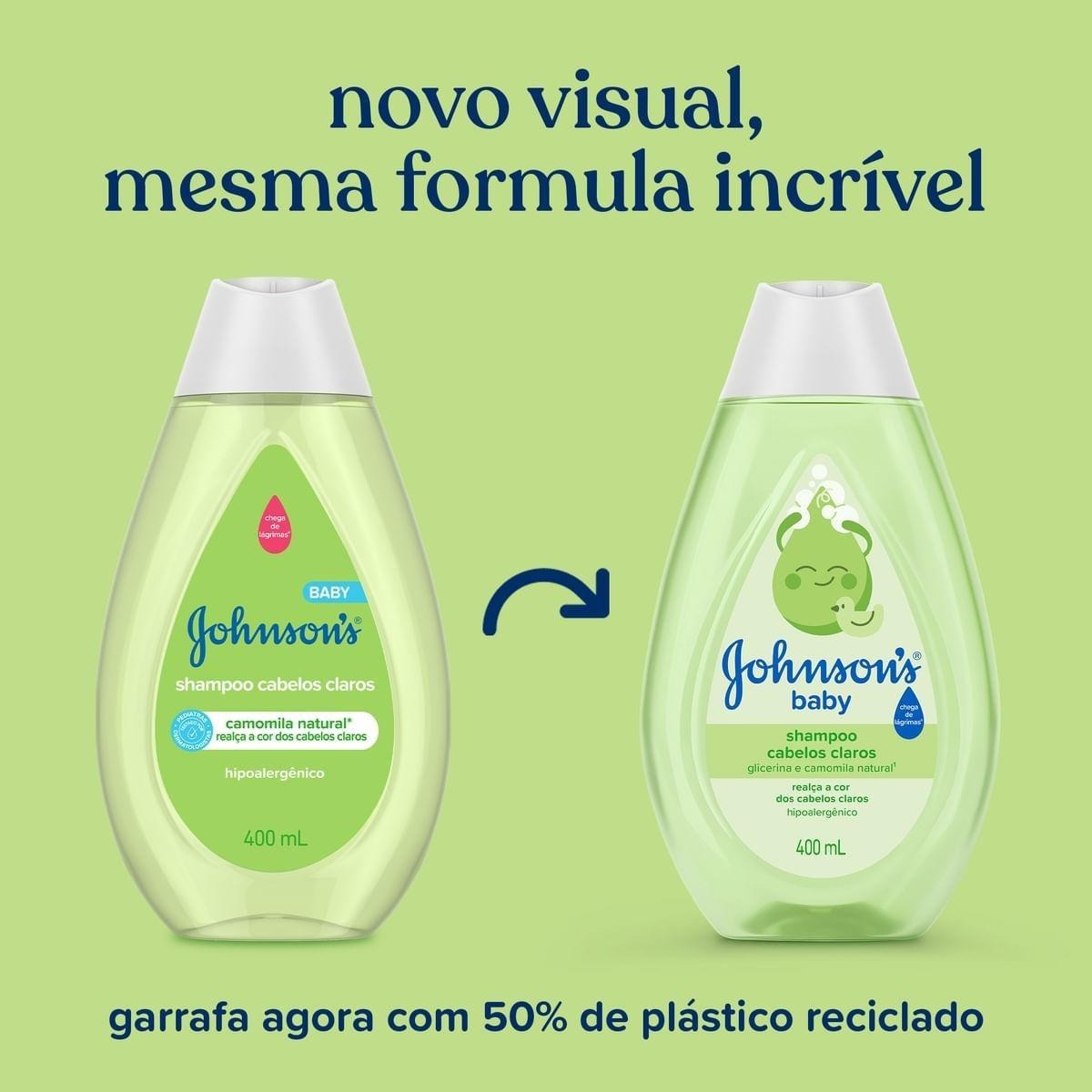 Shampoo Infantil Johnson's Baby Cabelos Claros Camomila 400ml — imagem 4 | Farmácia Resyla