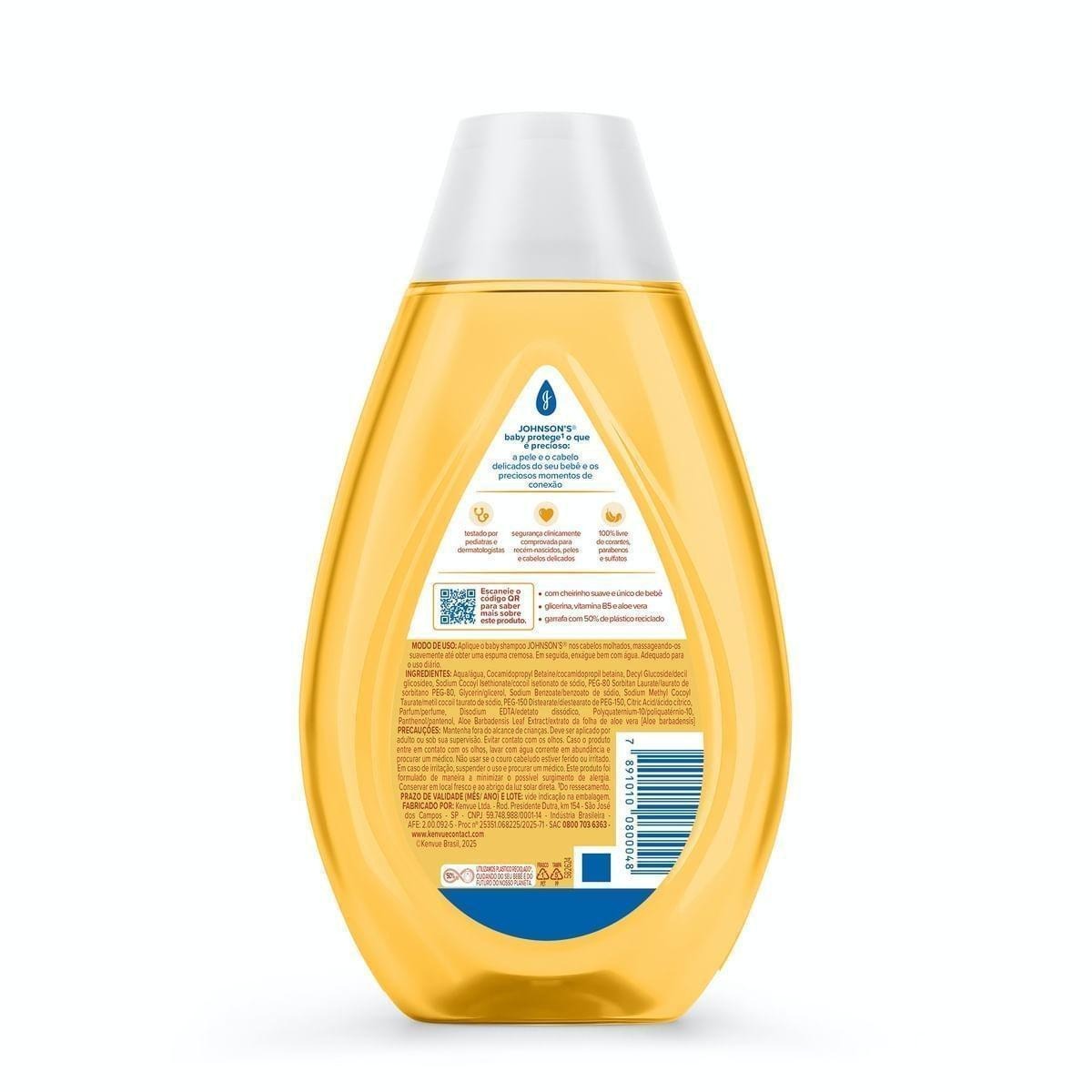 Shampoo Infantil Johnson's Baby Chega de Lágrimas Regular 400ml — imagem 3 | Farmácia Resyla
