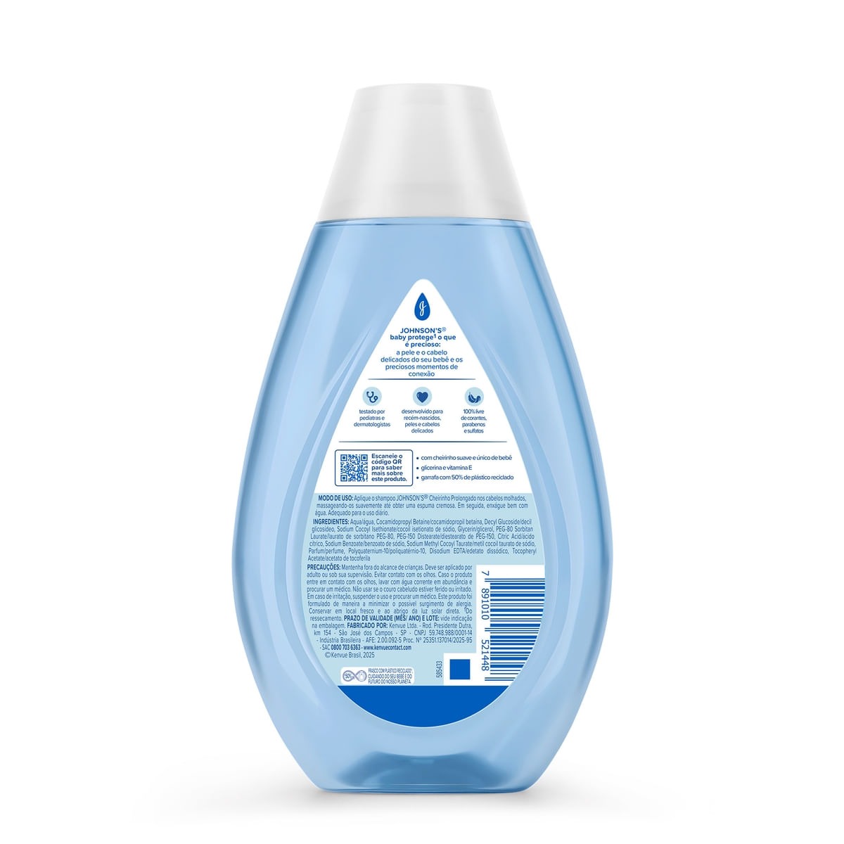 Shampoo Infantil Johnson's Baby Cheirinho Prolongado 400ml — imagem 3 | Farmácia Resyla