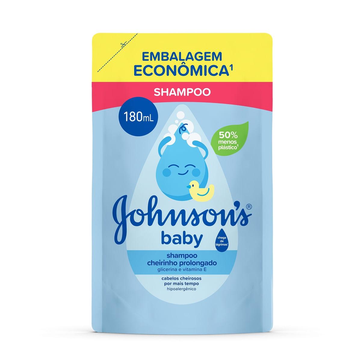 Shampoo Infantil Johnson's Baby Cheirinho Prolongado Refil 180ml — imagem 3 | Farmácia Resyla