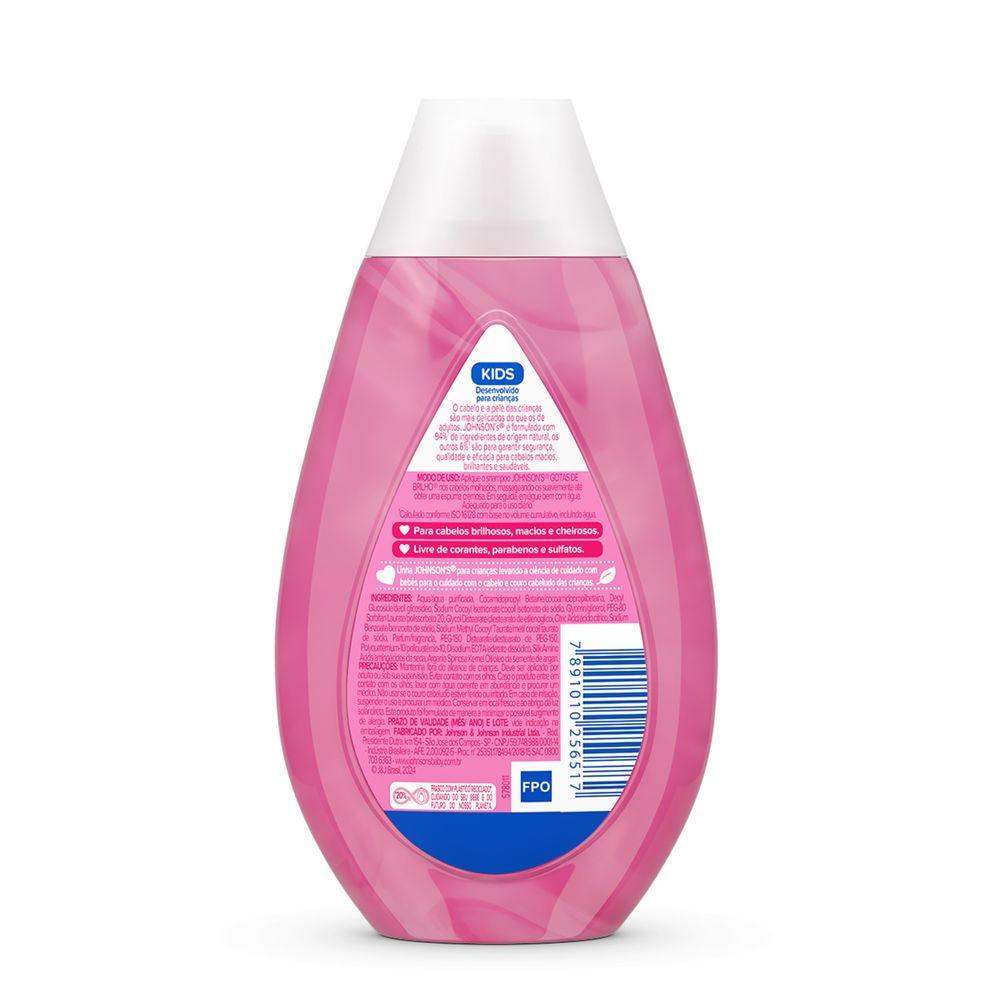 Shampoo Infantil Johnson's Baby Gotas de Brilho 200ml — imagem 3 | Farmácia Resyla
