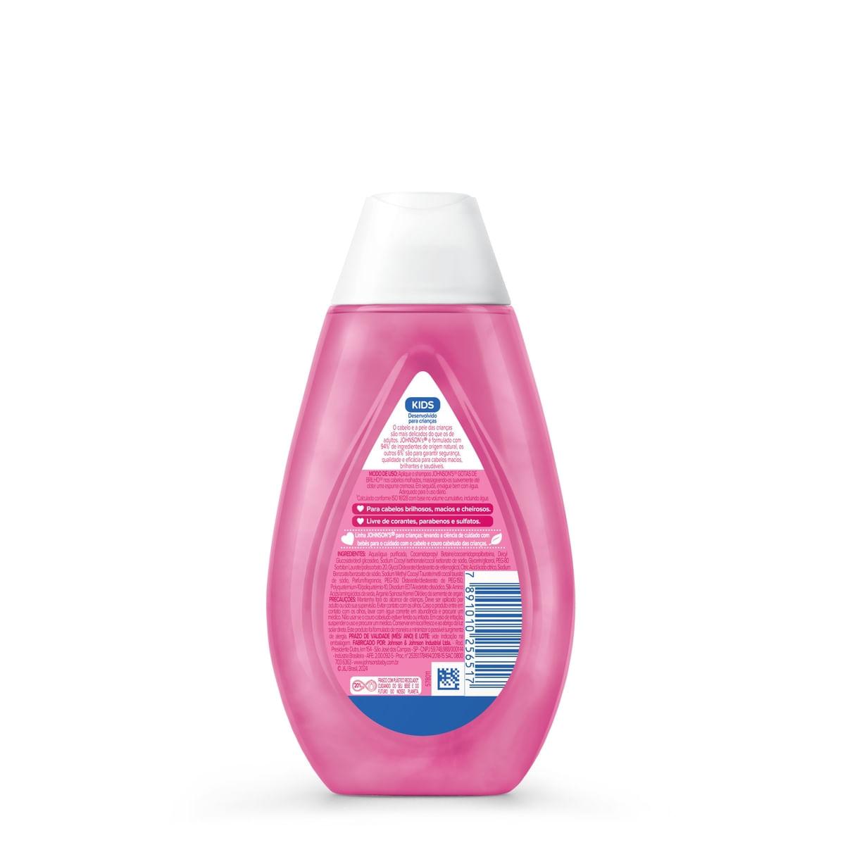 Shampoo Infantil Johnson's Baby Gotas de Brilho 200ml — imagem 4 | Farmácia Resyla