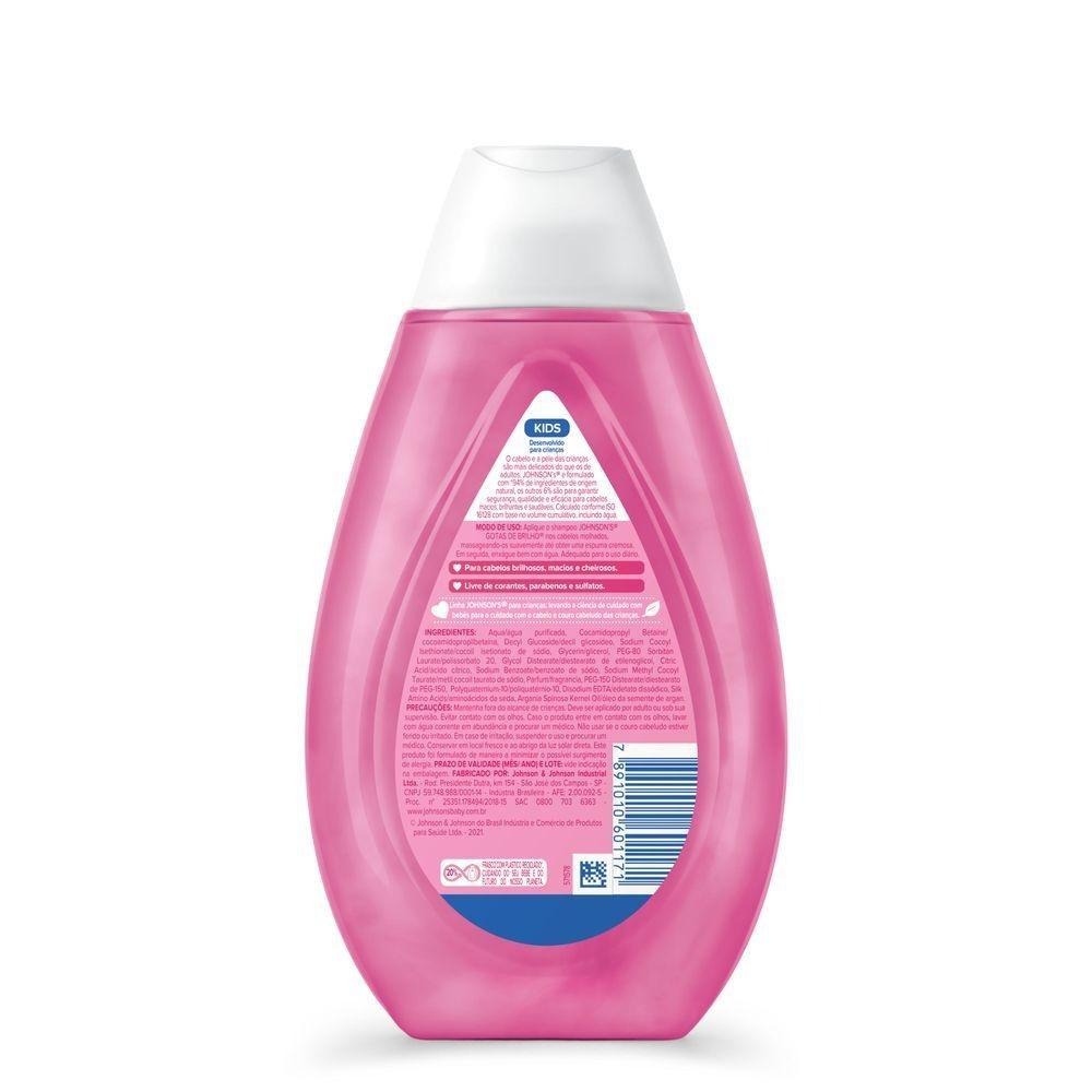 Shampoo Infantil Johnson's Baby Gotas de Brilho 400ml — imagem 4 | Farmácia Resyla
