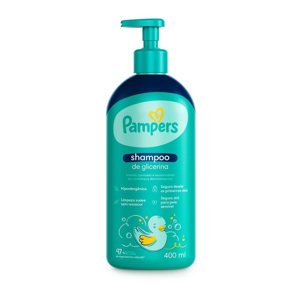 Shampoo Infantil Pampers Glicerina Hipoalergênico 400ml — Pampers | Farmácia Resyla