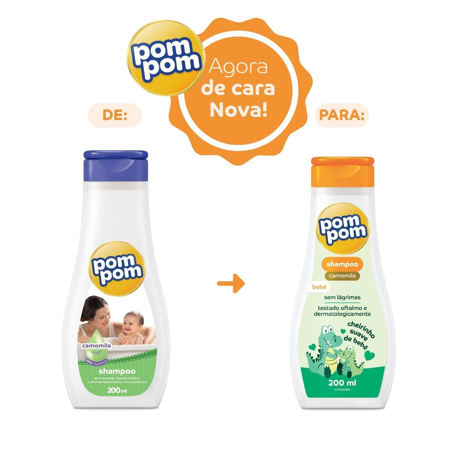 Shampoo Infantil Pom Pom Camomila 200ml — imagem 3 | Farmácia Resyla