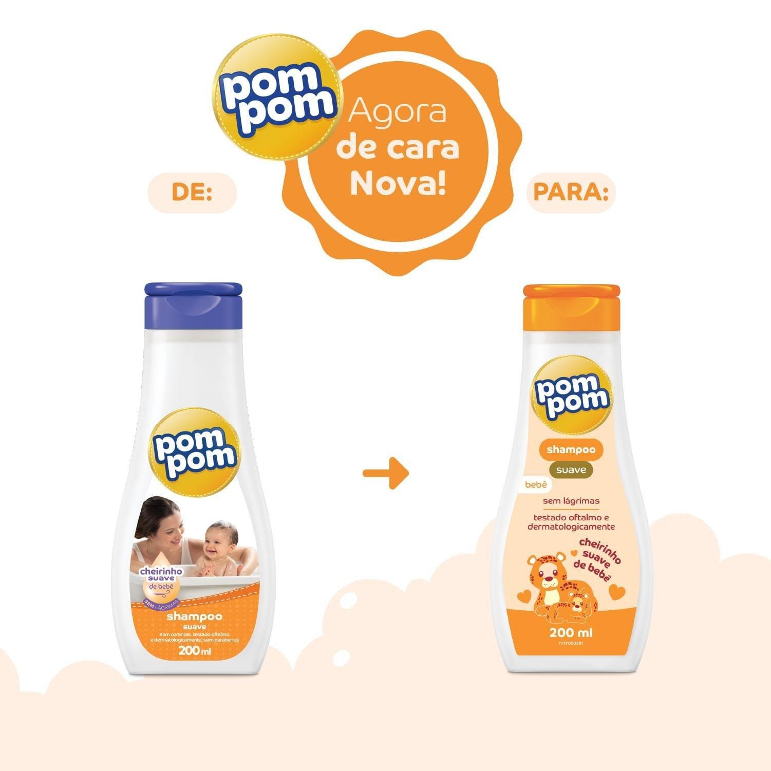 Shampoo Infantil Pom Pom Suave 200ml — imagem 4 | Farmácia Resyla