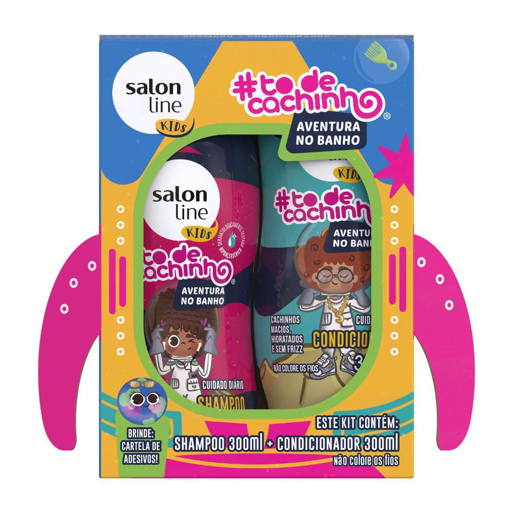 Shampoo Kit Salon Line #Todecachinho - Aventura 300ml — Salon Line | Farmácia Resyla