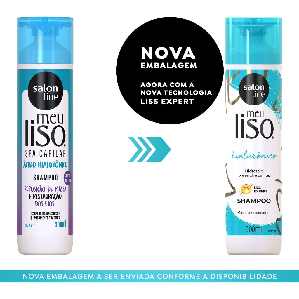 Shampoo Meu Liso Spa Capilar - Ácido Hialurônico 300ml — imagem 4 | Farmácia Resyla