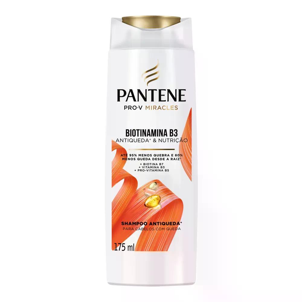Shampoo Pantene Biotinamina B3 - Antiqueda e Nutrição 175ml — Pantene | Farmácia Resyla