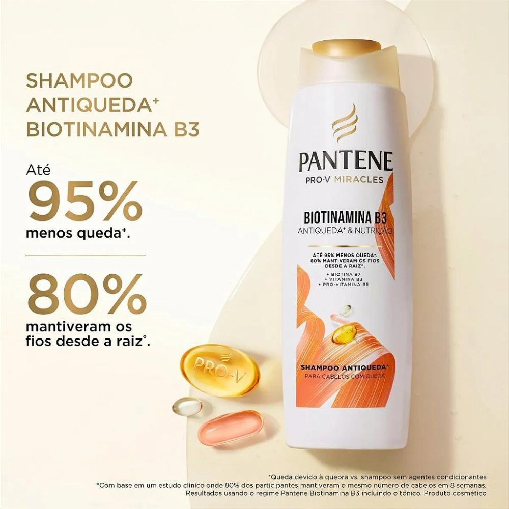 Shampoo Pantene Biotinamina B3 - Antiqueda e Nutrição 175ml — imagem 2 | Farmácia Resyla