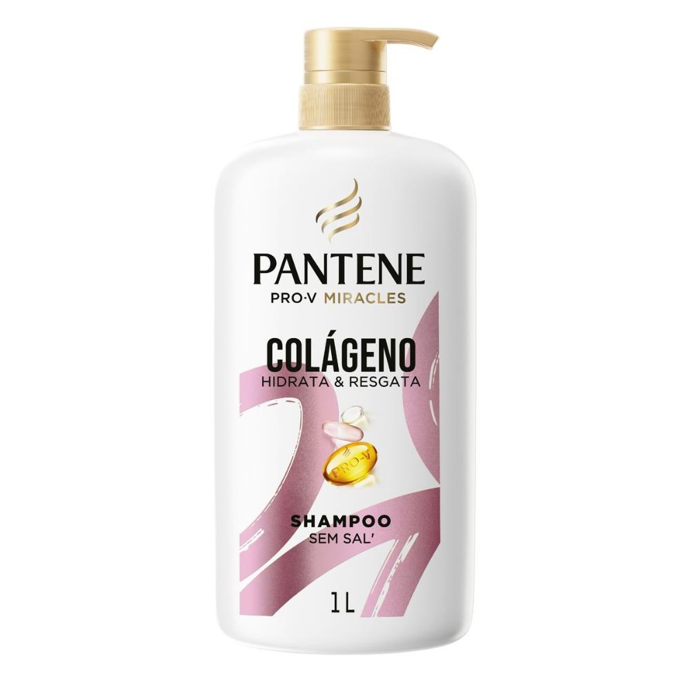 Shampoo Pantene Colágeno - 1L — Pantene | Farmácia Resyla