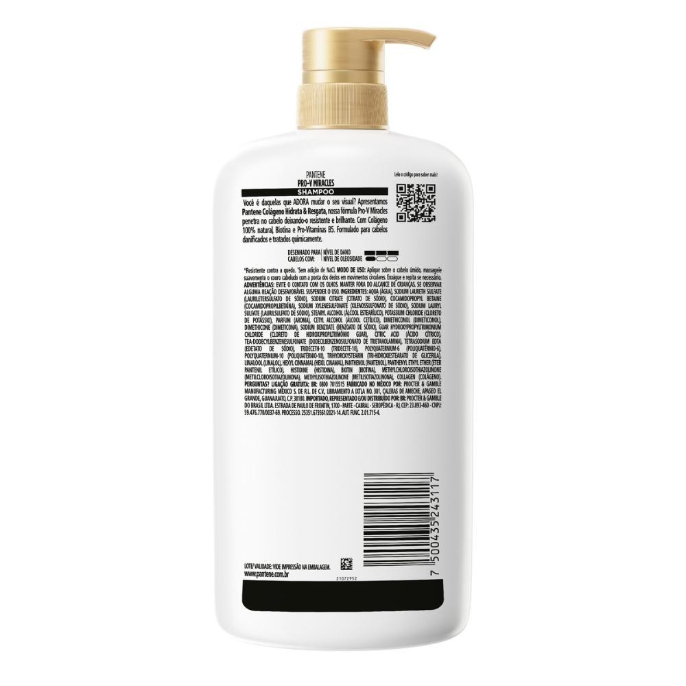 Shampoo Pantene Colágeno - 1L — imagem 3 | Farmácia Resyla