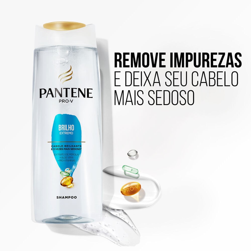 Shampoo Pantene Pro-V Brilho Extremo 400ml — imagem 2 | Farmácia Resyla