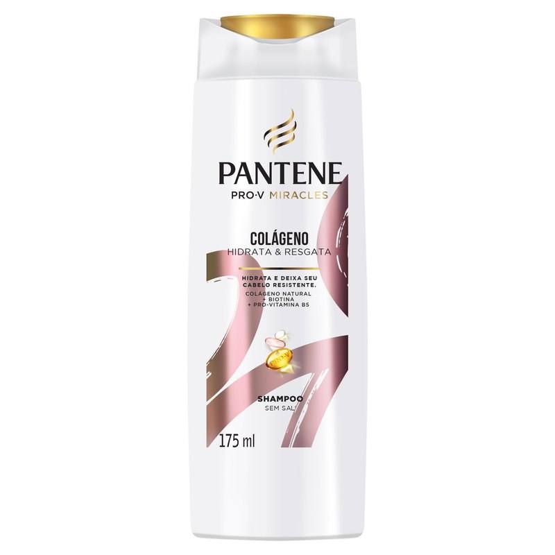 Shampoo Pantene Pro-V Colágeno Hidrata & Resgata 175ml — imagem 3 | Farmácia Resyla