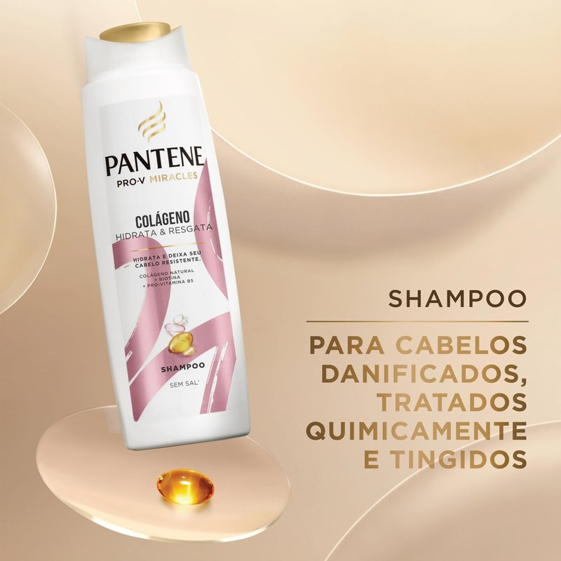 Shampoo Pantene Pro-V Colágeno Hidrata & Resgata 175ml — imagem 4 | Farmácia Resyla