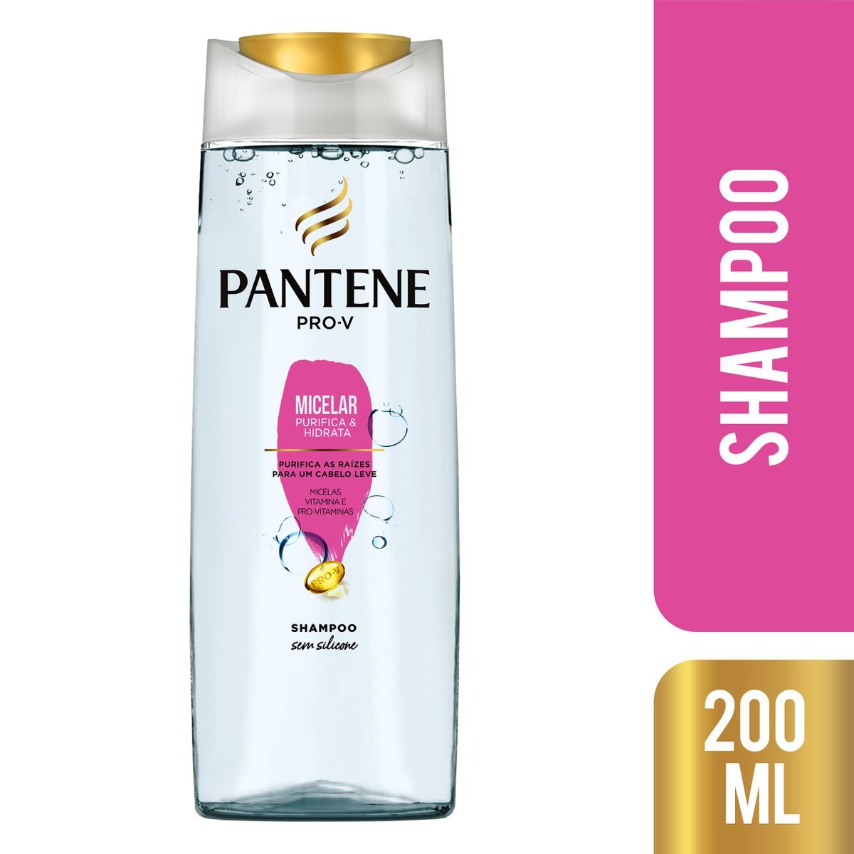 Shampoo Pantene Pro-V Micelar Purifica & Hidrata 200ml — Pantene | Farmácia Resyla