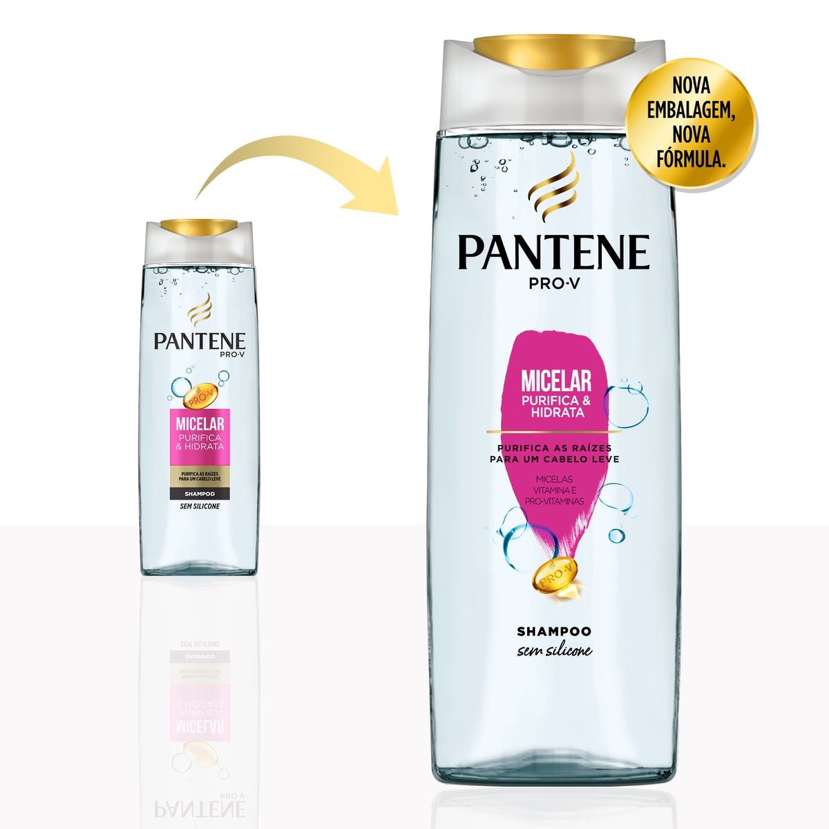 Shampoo Pantene Pro-V Micelar Purifica & Hidrata 200ml — imagem 3 | Farmácia Resyla