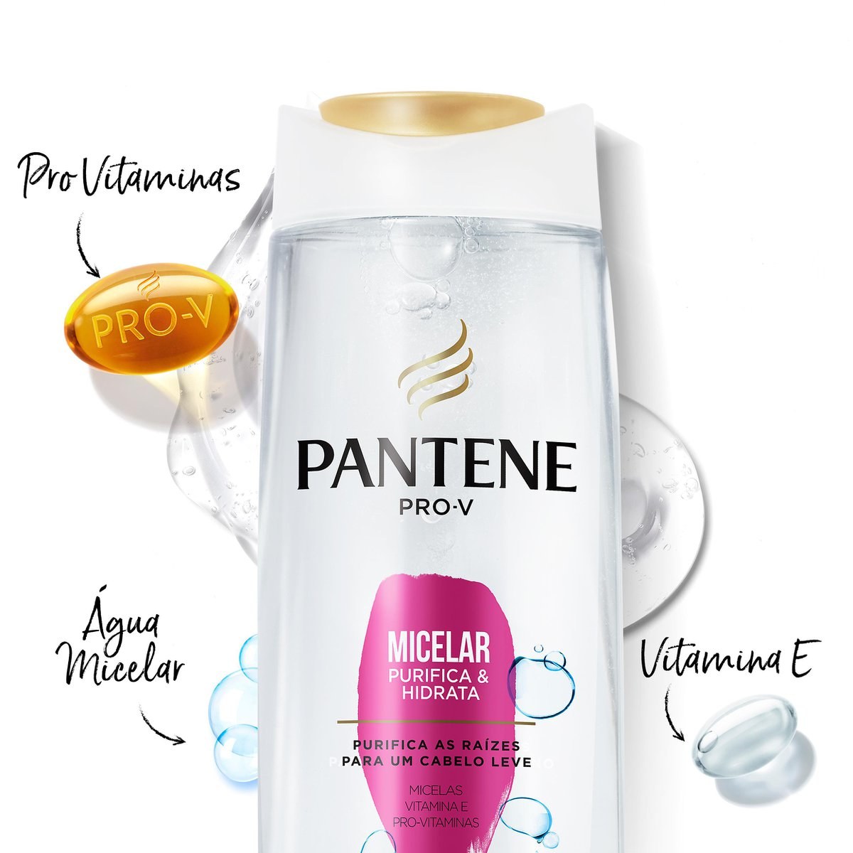 Shampoo Pantene Pro-V Micelar Purifica & Hidrata 200ml — imagem 4 | Farmácia Resyla