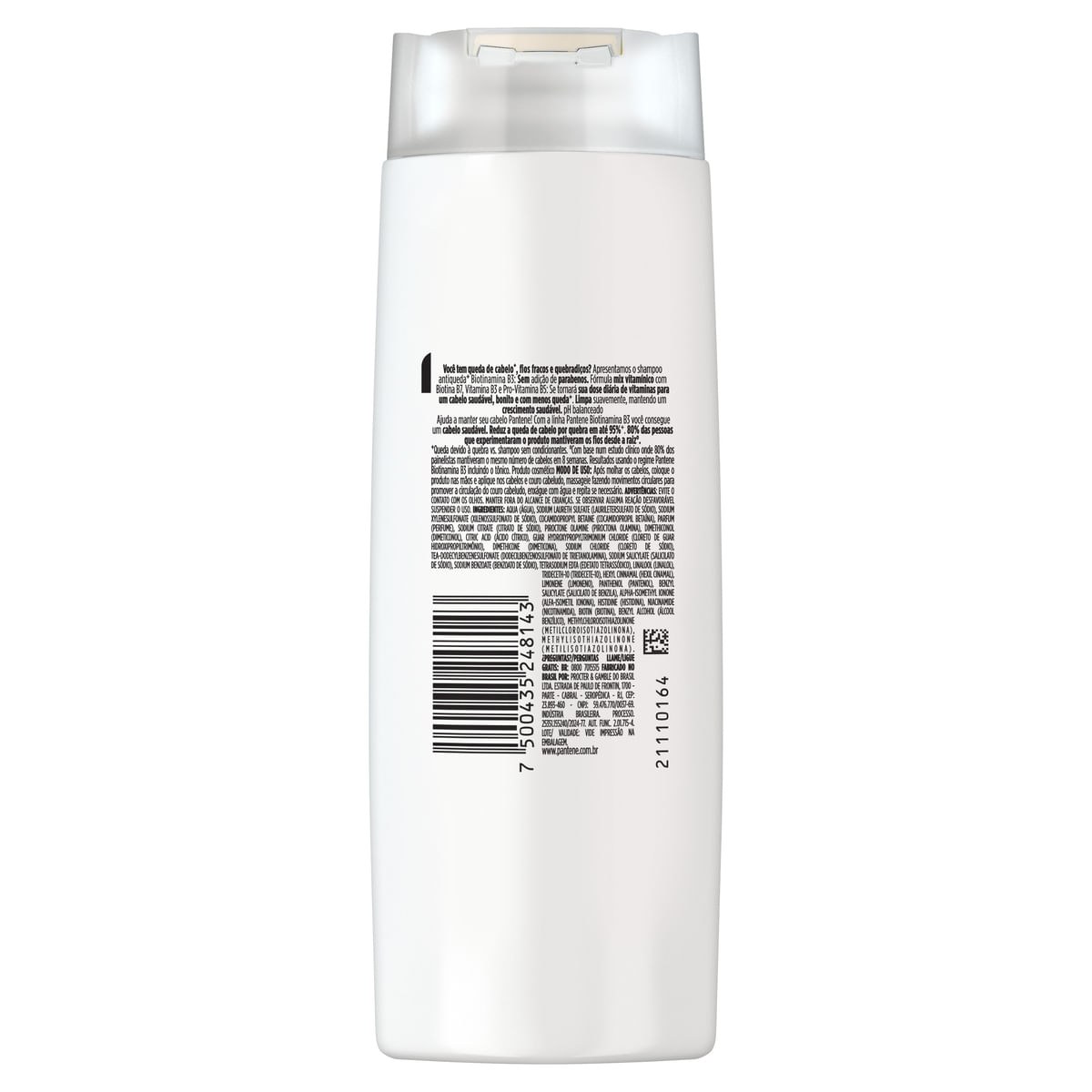 Shampoo Pantene Pro-V Miracles Biotinamina B3 Antiquebra & Nutrição 300ml — imagem 3 | Farmácia Resyla