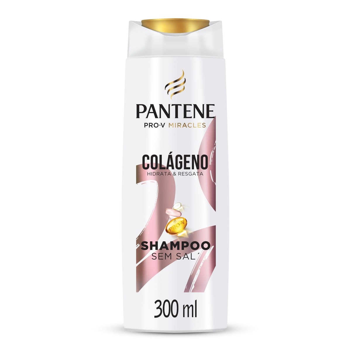 Shampoo Pantene Pro-V Miracles Colágeno Hidrata & Resgata 300ml — Pantene | Farmácia Resyla