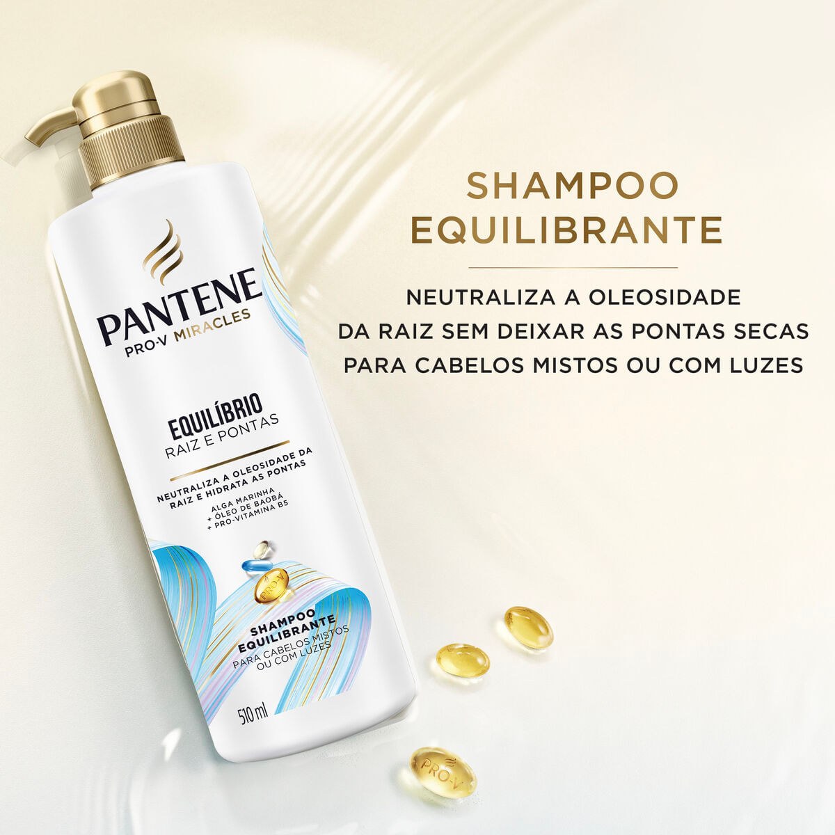 Shampoo Pantene Pro-V Miracles Equilíbrio Raiz & Pontas 510ml — imagem 2 | Farmácia Resyla
