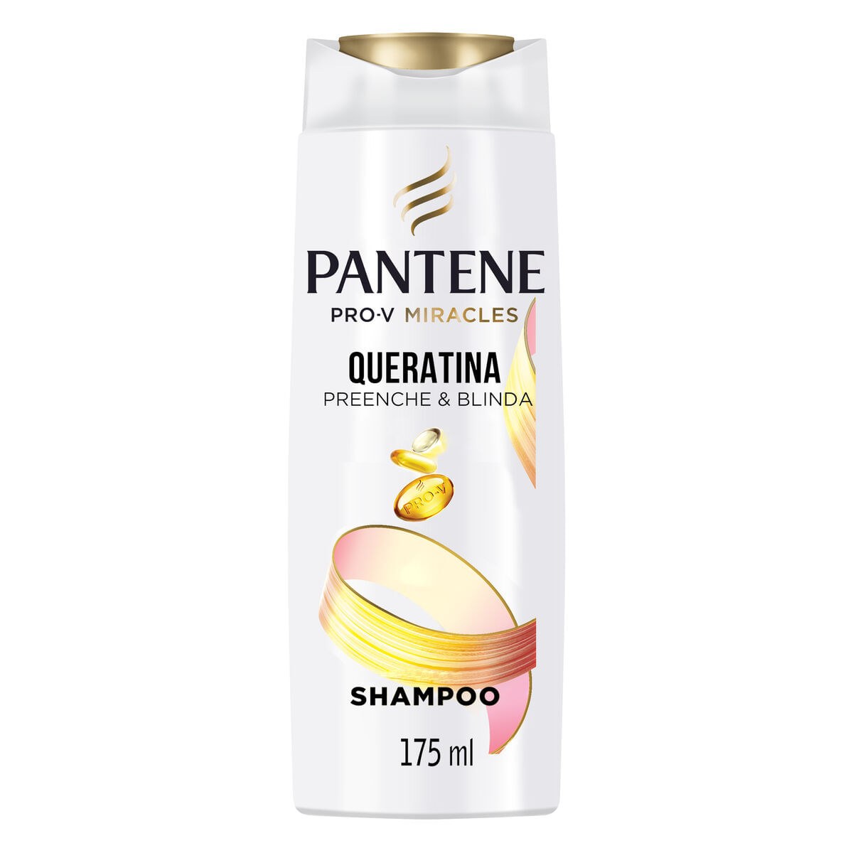 Shampoo Pantene Pro-V Miracles Queratina Preenche & Blinda 175ml — Pantene | Farmácia Resyla