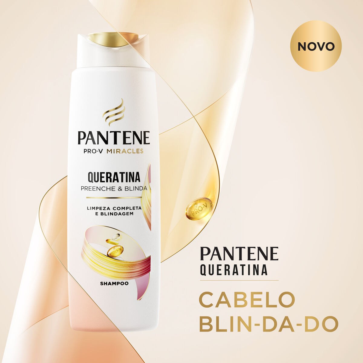 Shampoo Pantene Pro-V Miracles Queratina Preenche & Blinda 175ml — imagem 2 | Farmácia Resyla