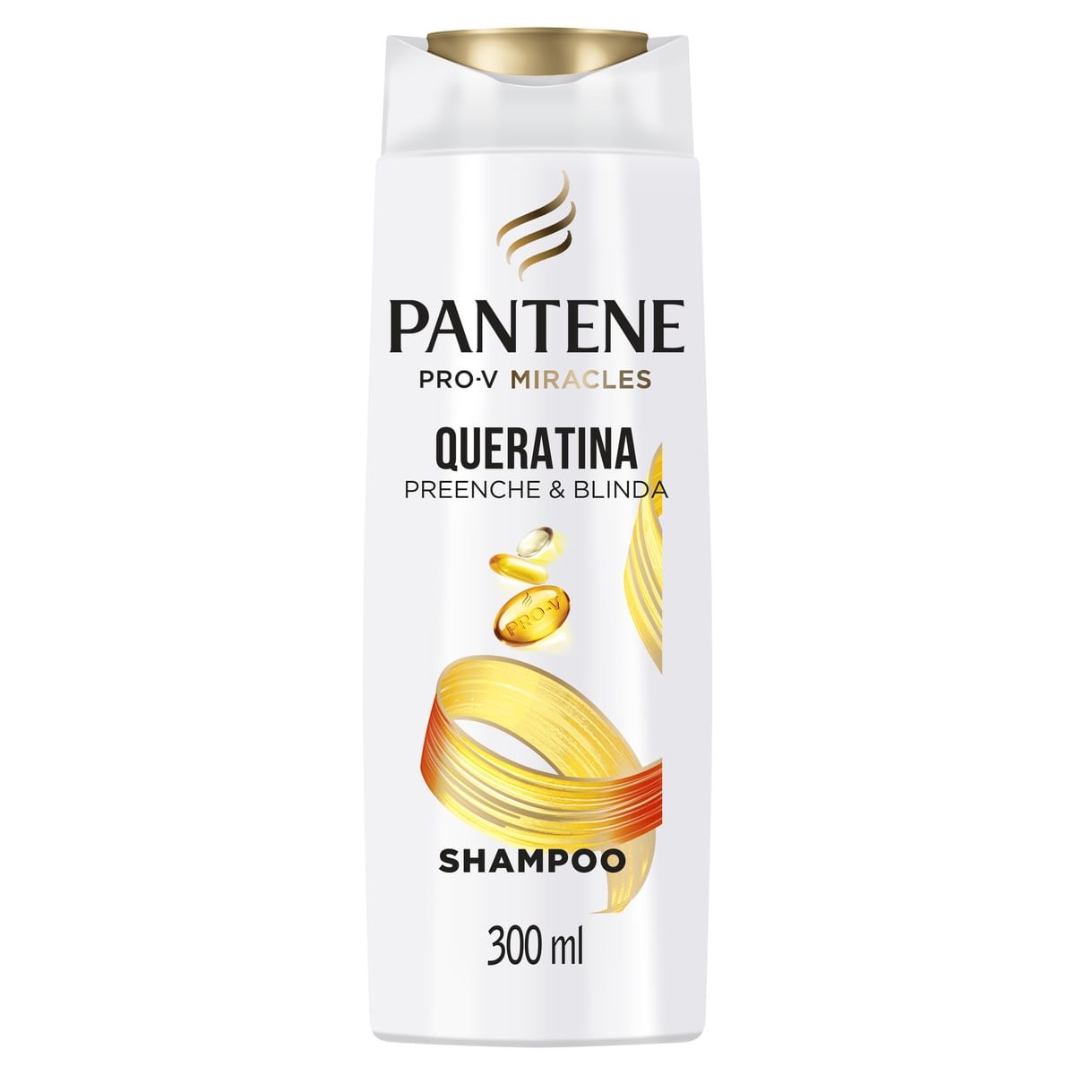 Shampoo Pantene Pro-V Miracles Queratina Preenche & Blinda 300ml — Pantene | Farmácia Resyla