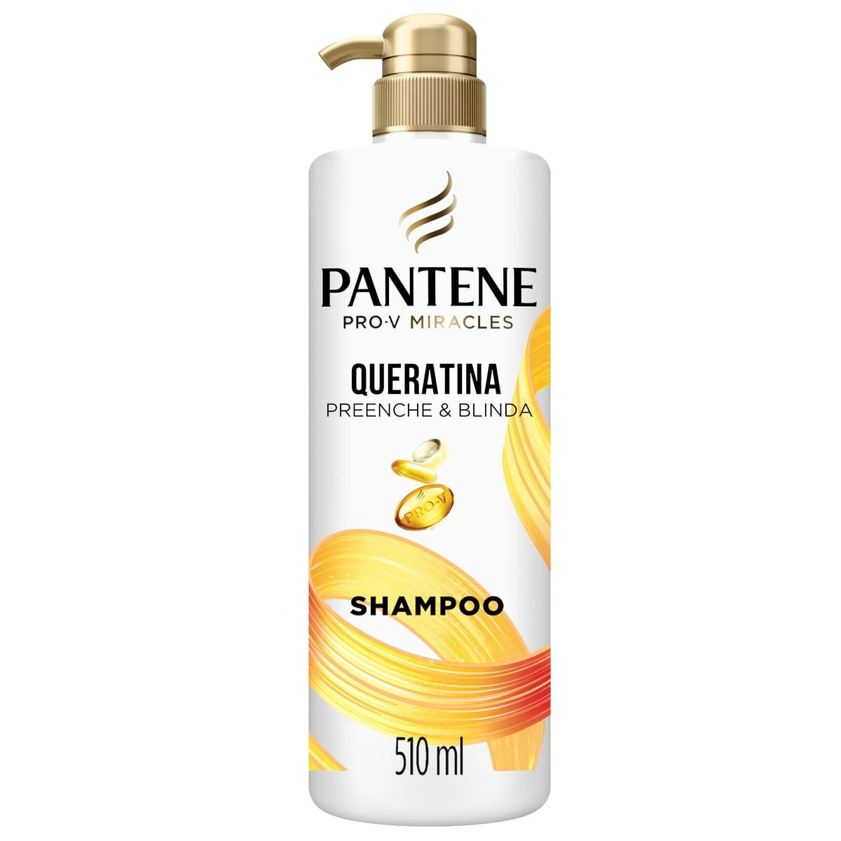 Shampoo Pantene Pro-V Miracles Queratina Preenche & Blinda 510ml — Pantene | Farmácia Resyla