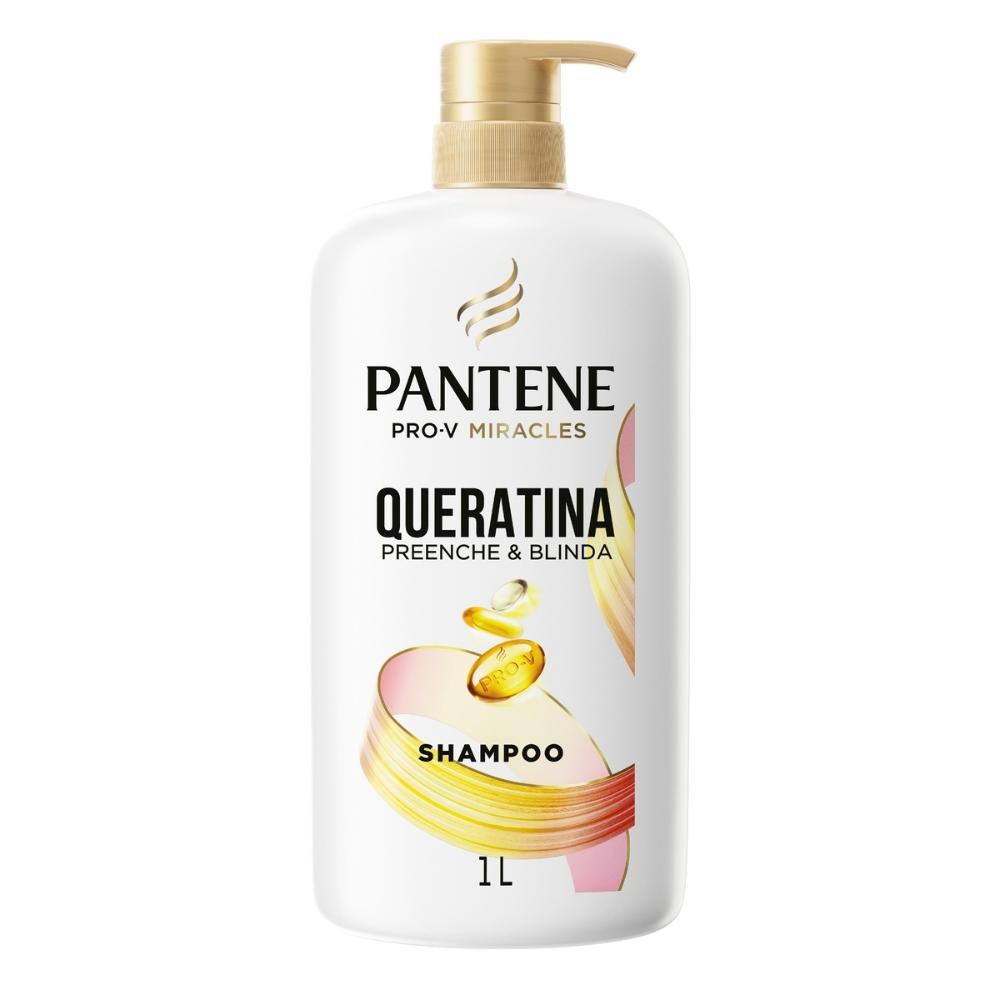 Shampoo Pantene Queratina - 1L — Pantene | Farmácia Resyla