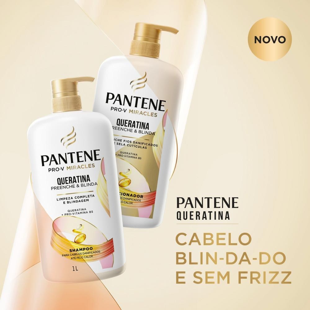 Shampoo Pantene Queratina - 1L — imagem 4 | Farmácia Resyla