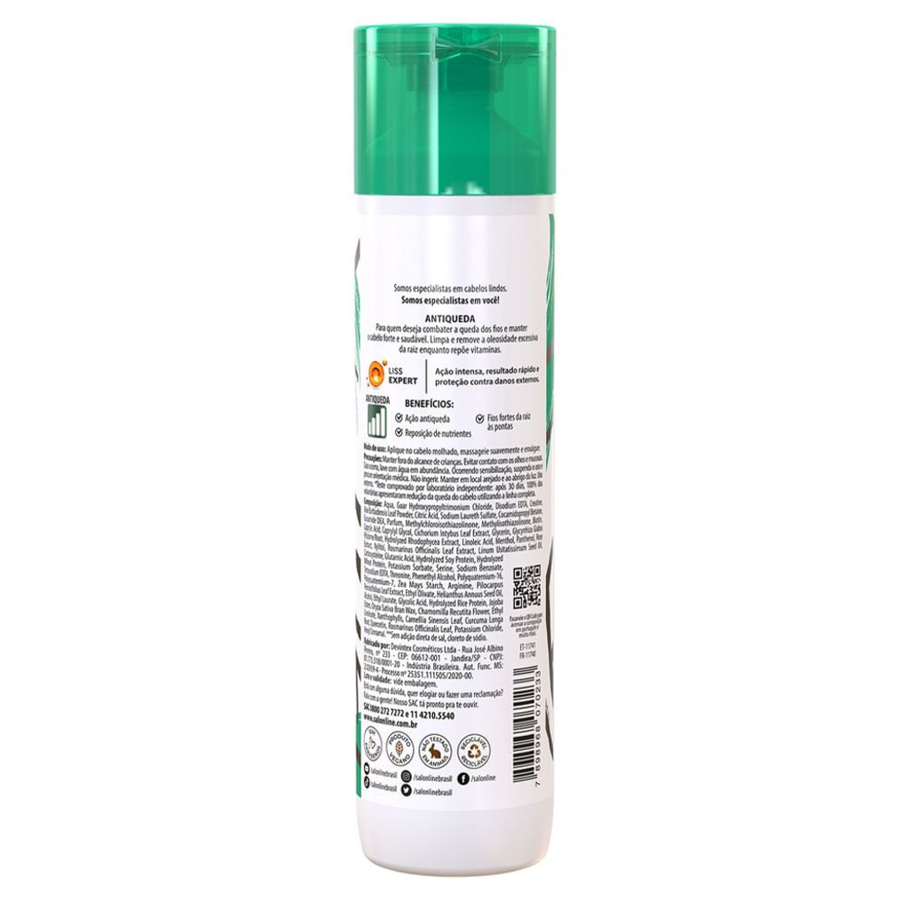 Shampoo Salon Line - Meu Liso Antiqueda Jaborandi 300ml — imagem 3 | Farmácia Resyla