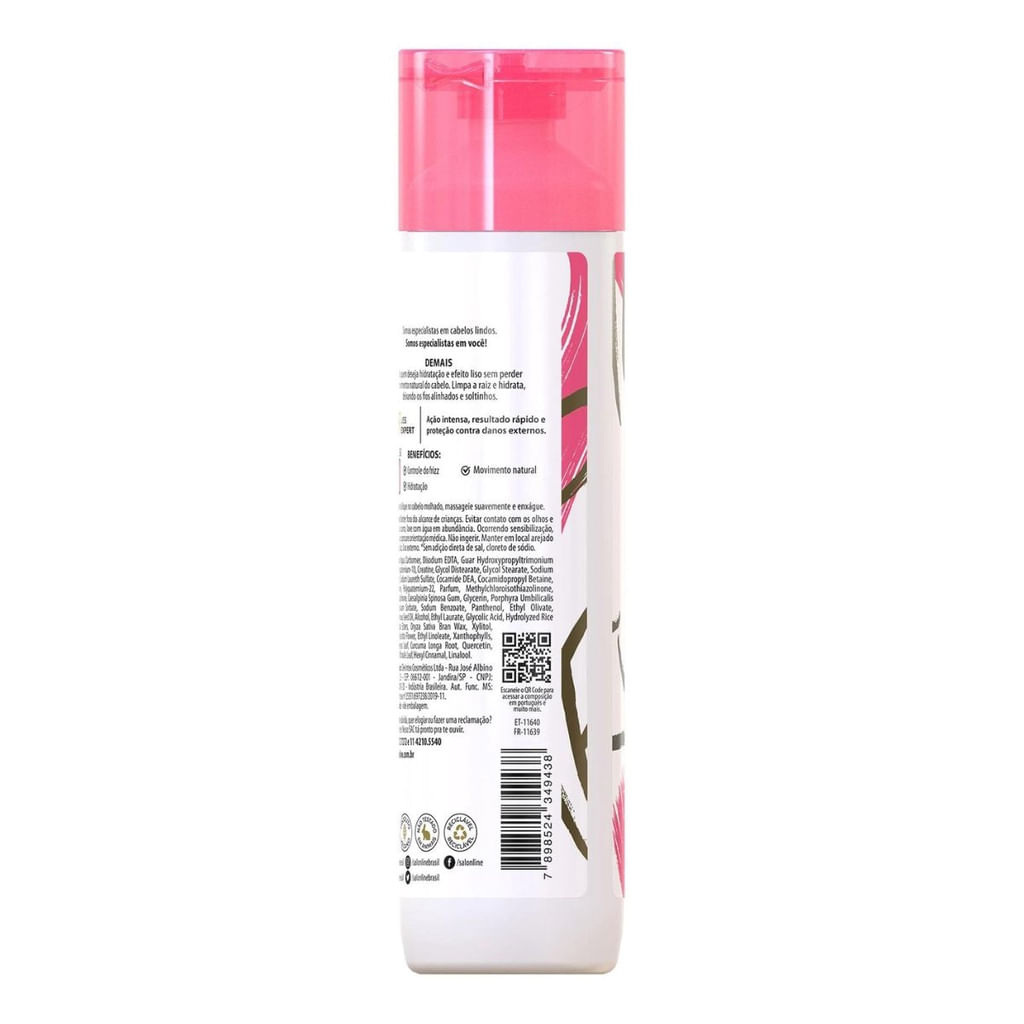 Shampoo Salon Line - Meu Liso Demais 300ml — imagem 4 | Farmácia Resyla