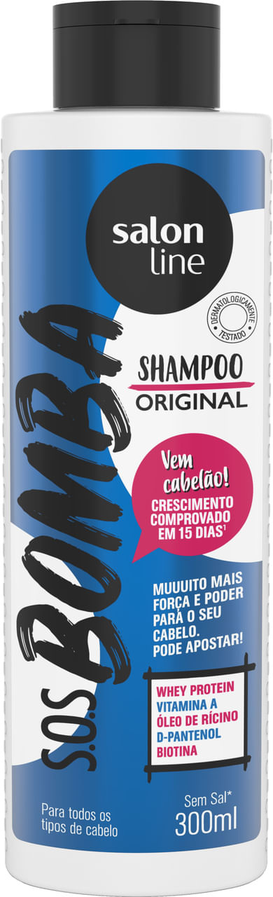 Shampoo Salon Line SOS Bomba Original 300ml — Salon Line | Farmácia Resyla