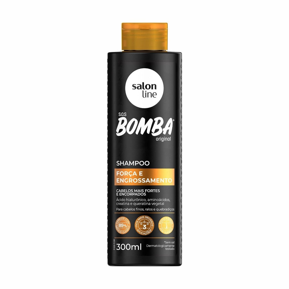Shampoo SOS Bomba Força e Engrossamento 300ml — Salon Line | Farmácia Resyla