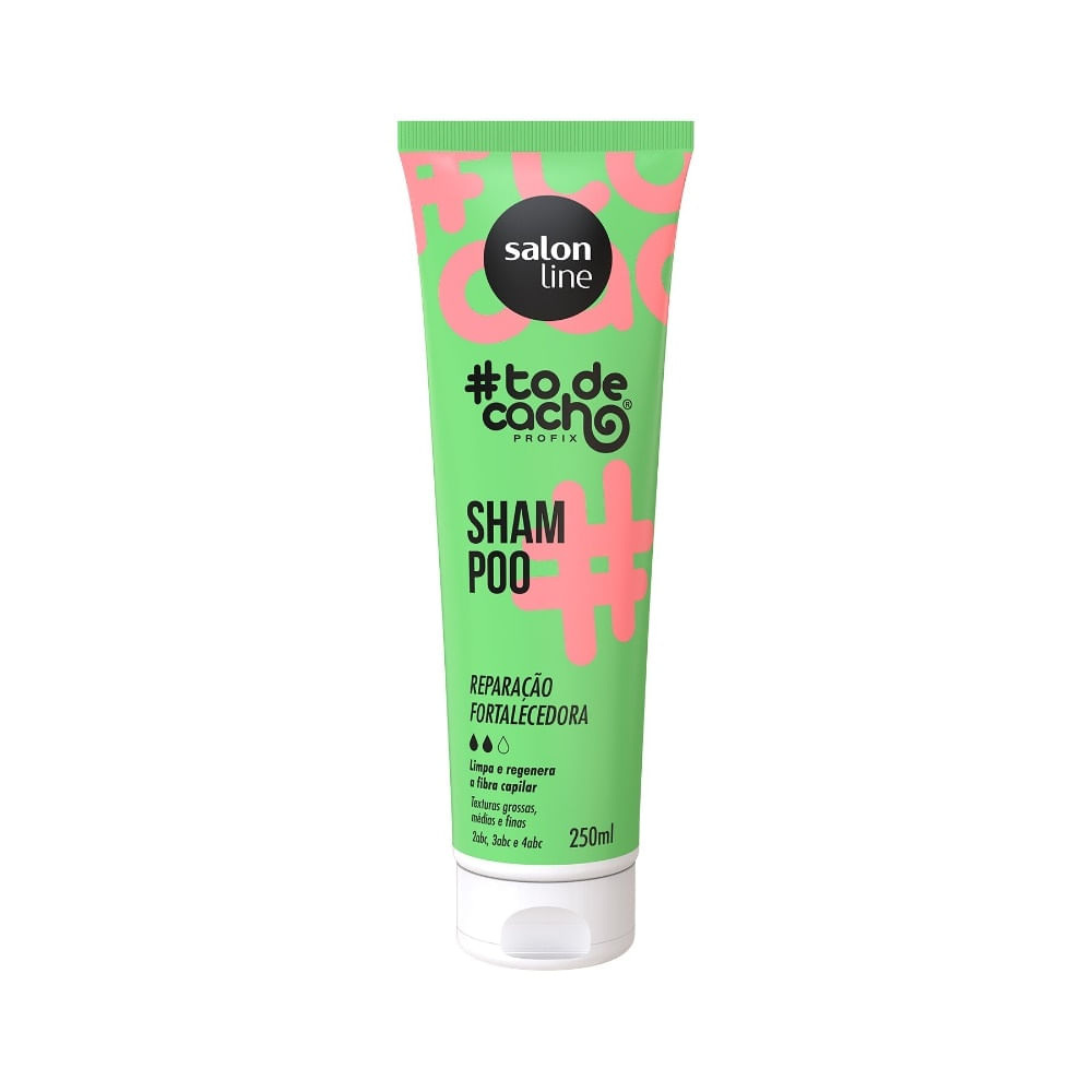 Shampoo #todecacho - Reparação Fortalecedora 250ml — Salon Line | Farmácia Resyla