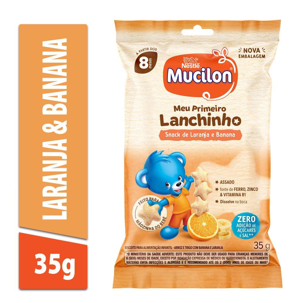 Snack Infantil Mucilon Meu Primeiro Lanchinho Sabor Laranja e Banana 35g — imagem 2 | Farmácia Resyla