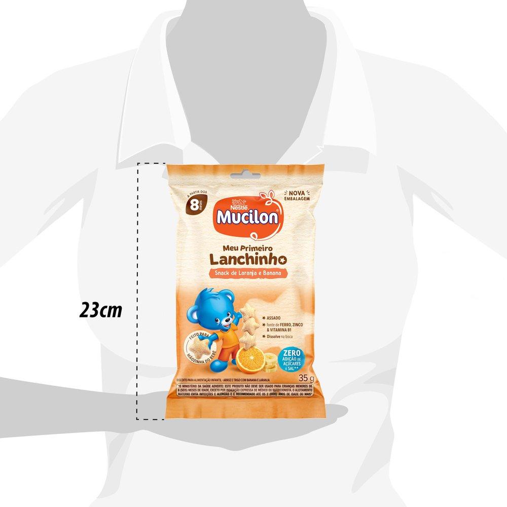 Snack Infantil Mucilon Meu Primeiro Lanchinho Sabor Laranja e Banana 35g — imagem 4 | Farmácia Resyla