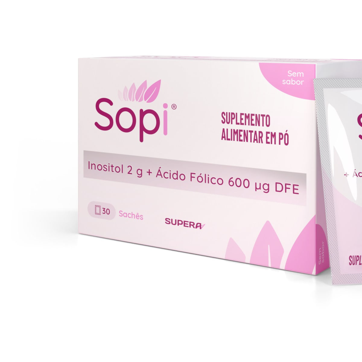 Sopi 2g + 600mcg Sem Sabor Pó para Solução Oral 30 Sachês — Sopi | Farmácia Resyla
