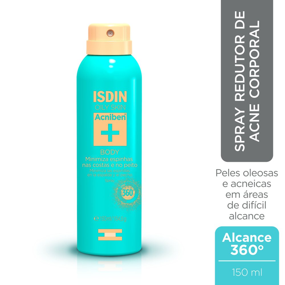 Spray Corporal ISDIN Acniben Antiacne 150ml — imagem 2 | Farmácia Resyla